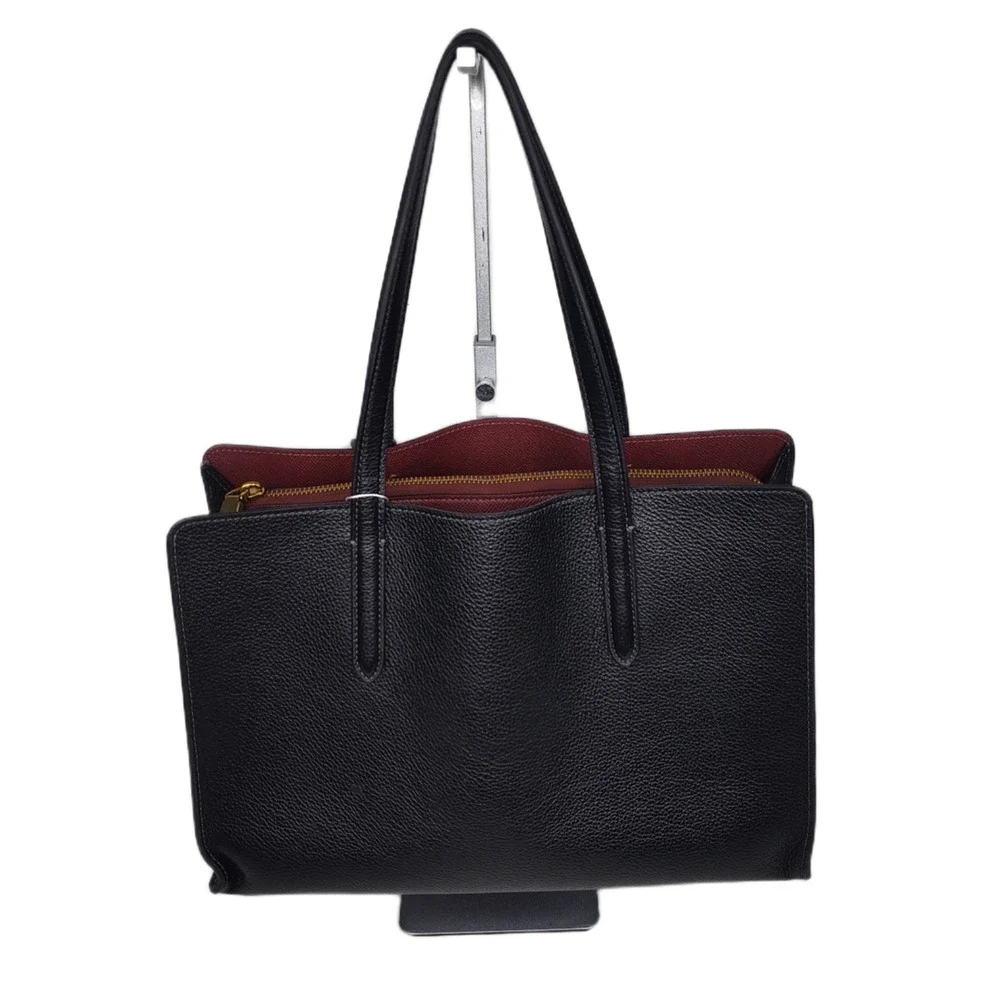 COACH Legacy Large Pebbled Leather Black Carryall 35 - Used/Good Condition - Picture 2 of 16